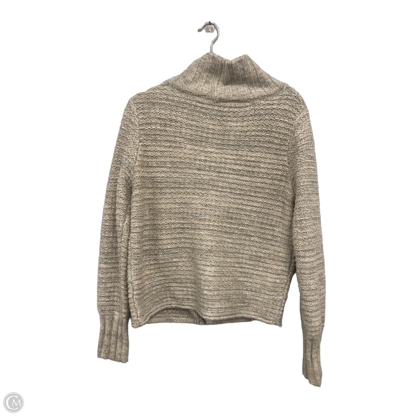Sweater By Athleta In Cream & Grey, Size: L