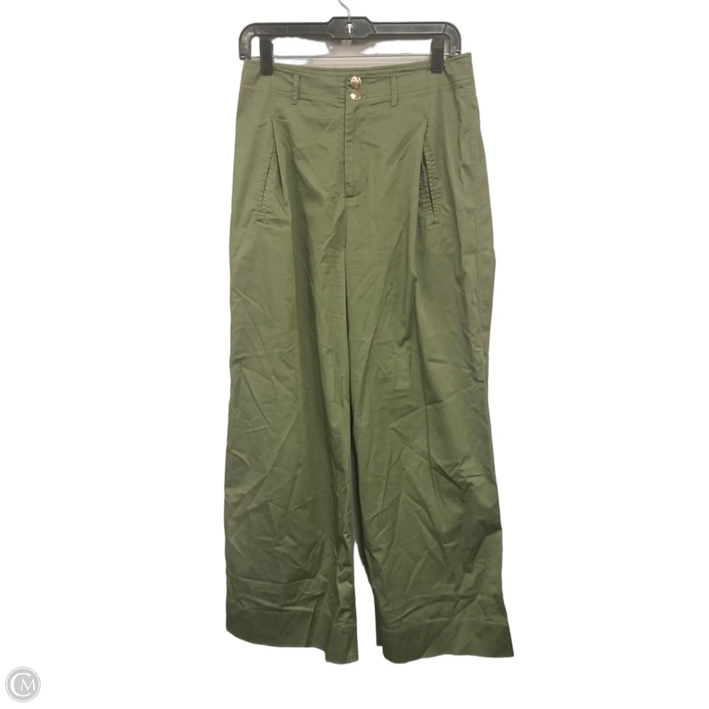 Pants Wide Leg By Clothes Mentor In Green, Size: M