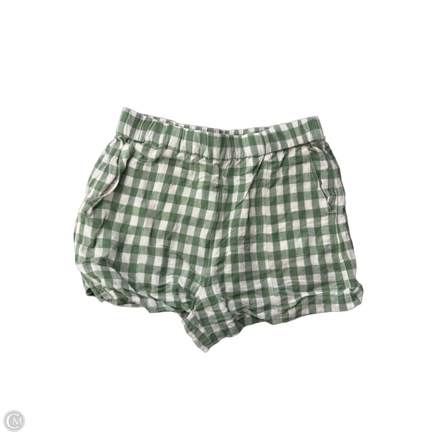 Shorts Set By Madewell In Green & White, Size: S