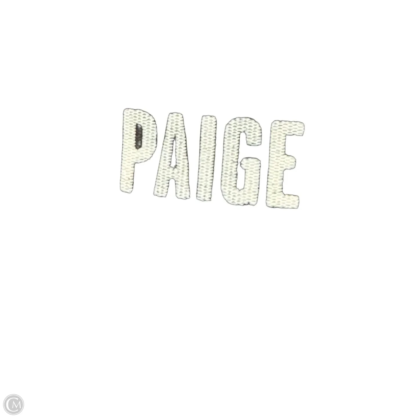 Jeans Straight By Paige In Grey Denim, Size: 8