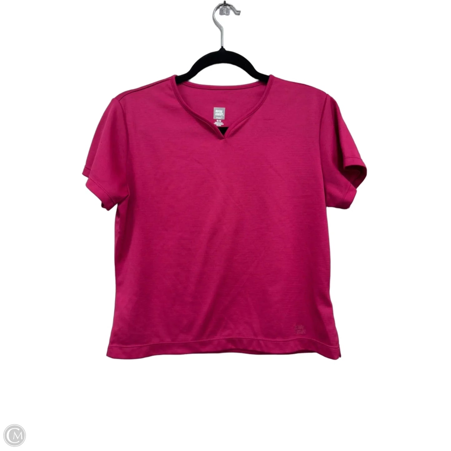 Top Short Sleeve By Moving Comfort Athletic In Pink, Size: M