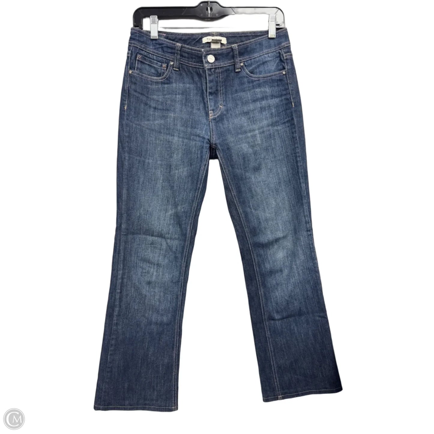 Jeans Straight By White House Black Market In Blue Denim, Size: 6