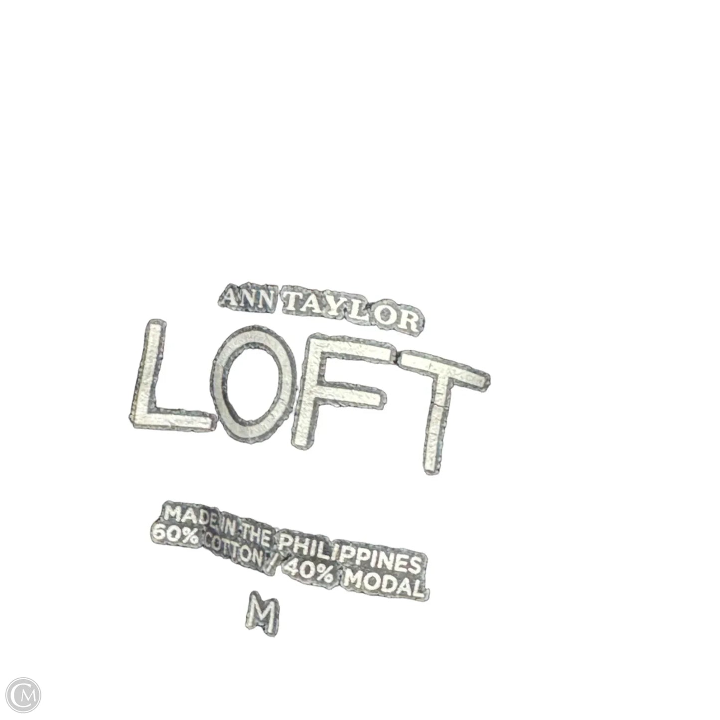 Top Long Sleeve Basic By Loft In Black, Size: M