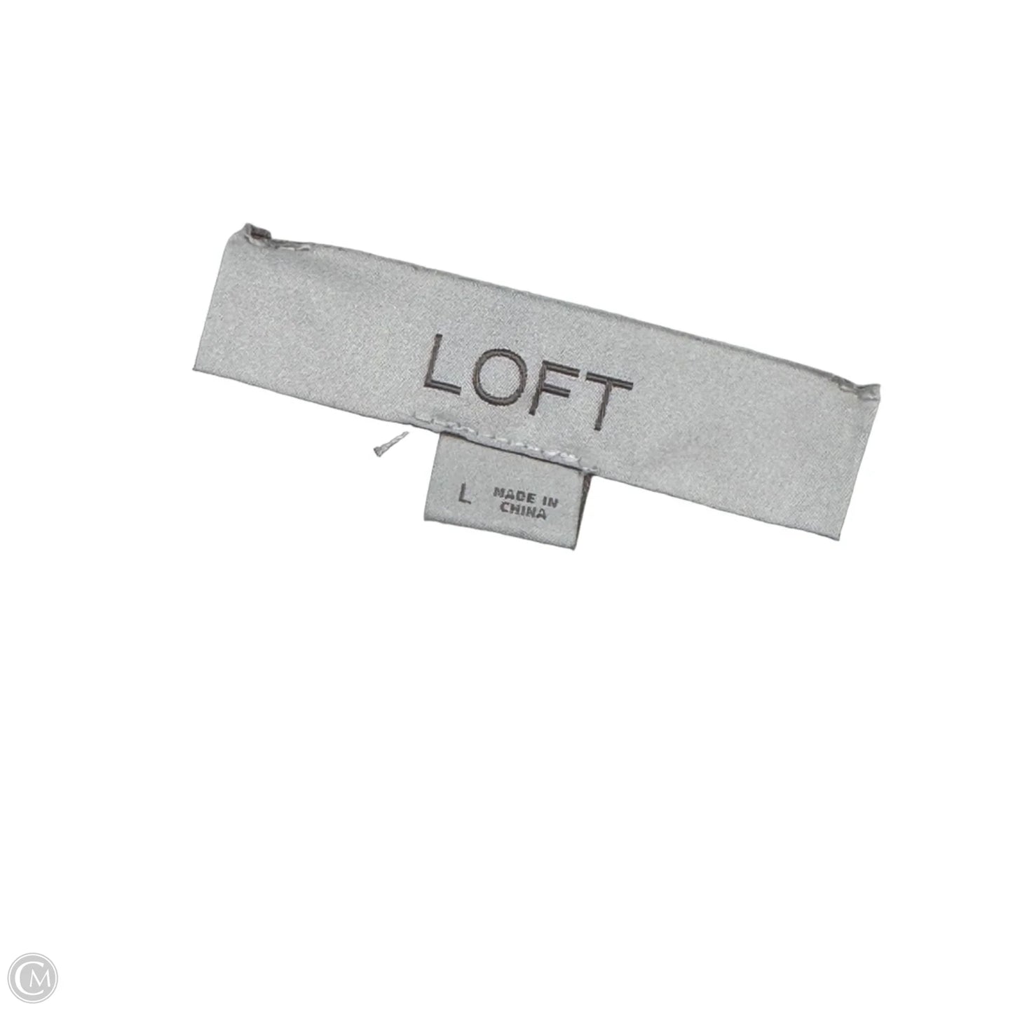 Sweater By Loft In Cream, Size: L