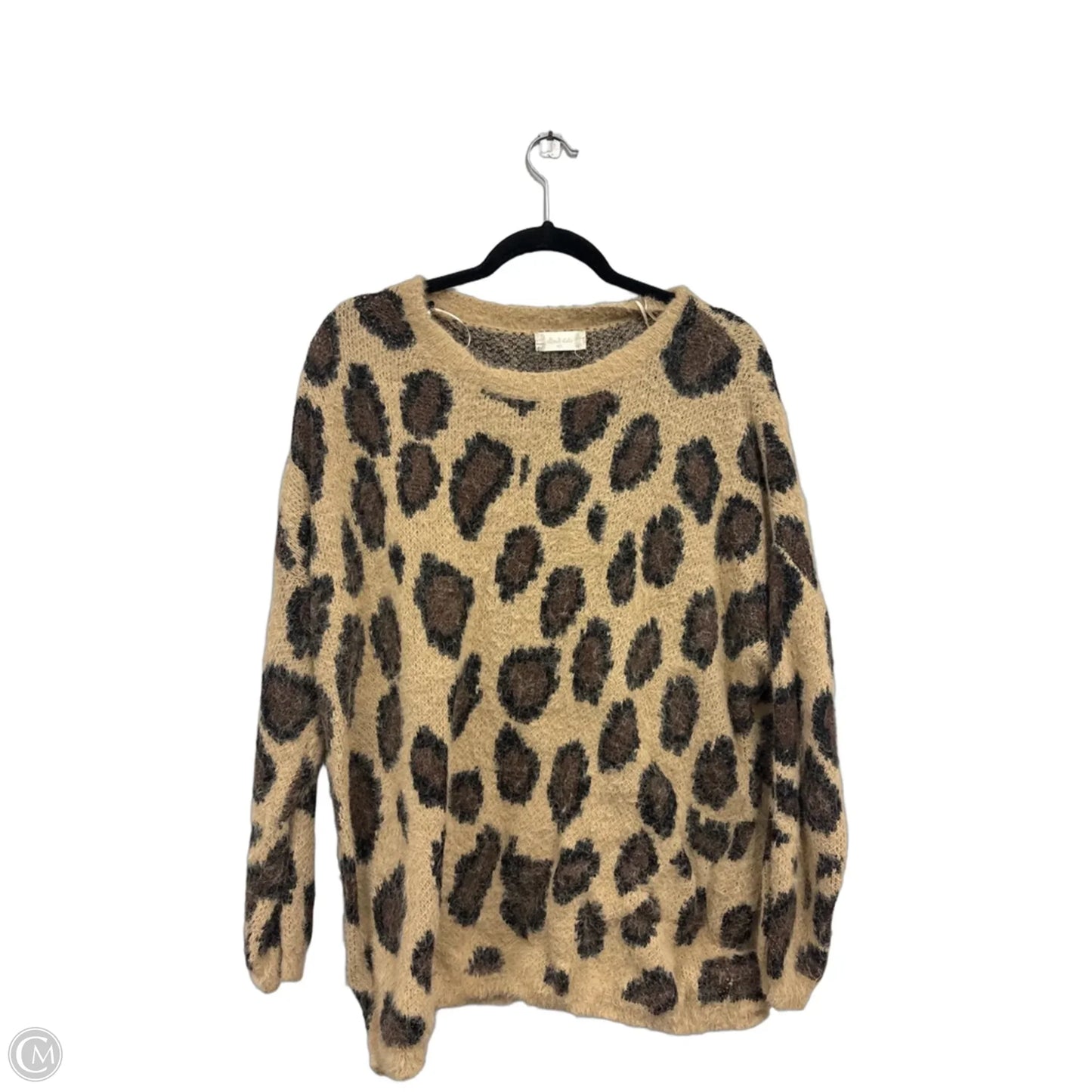 Sweater By Altard State In Brown & Cream, Size: M
