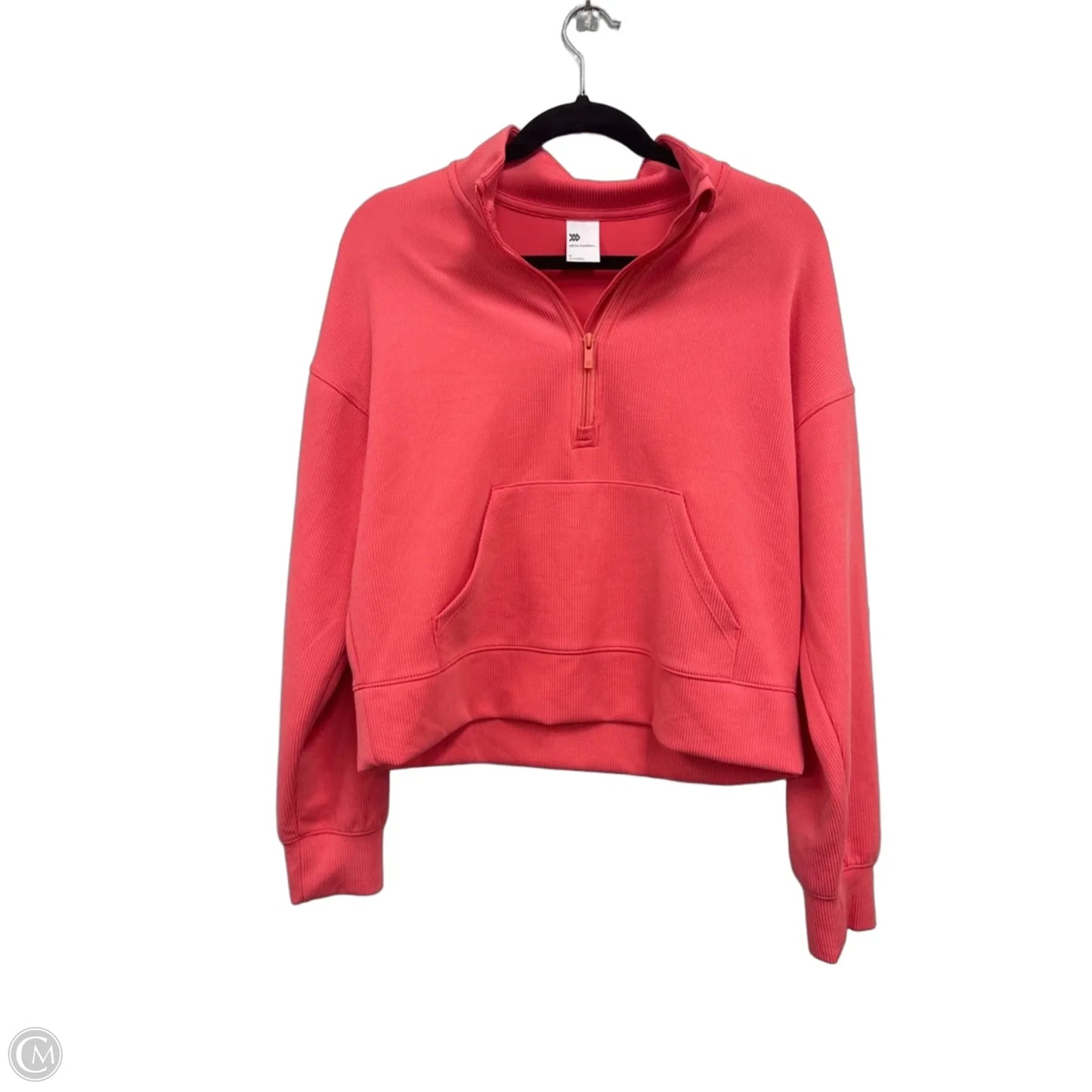 Athletic Sweatshirt Collar By All In Motion In Coral, Size: M