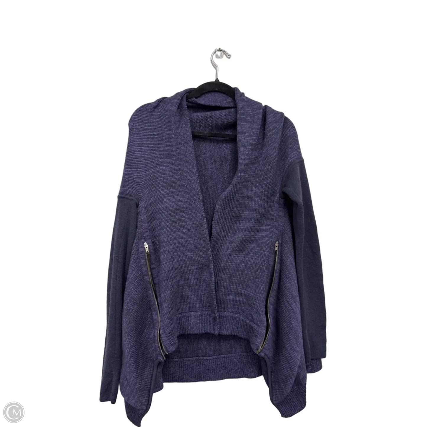 Sweater Cardigan By Lululemon In Purple, Size: 10