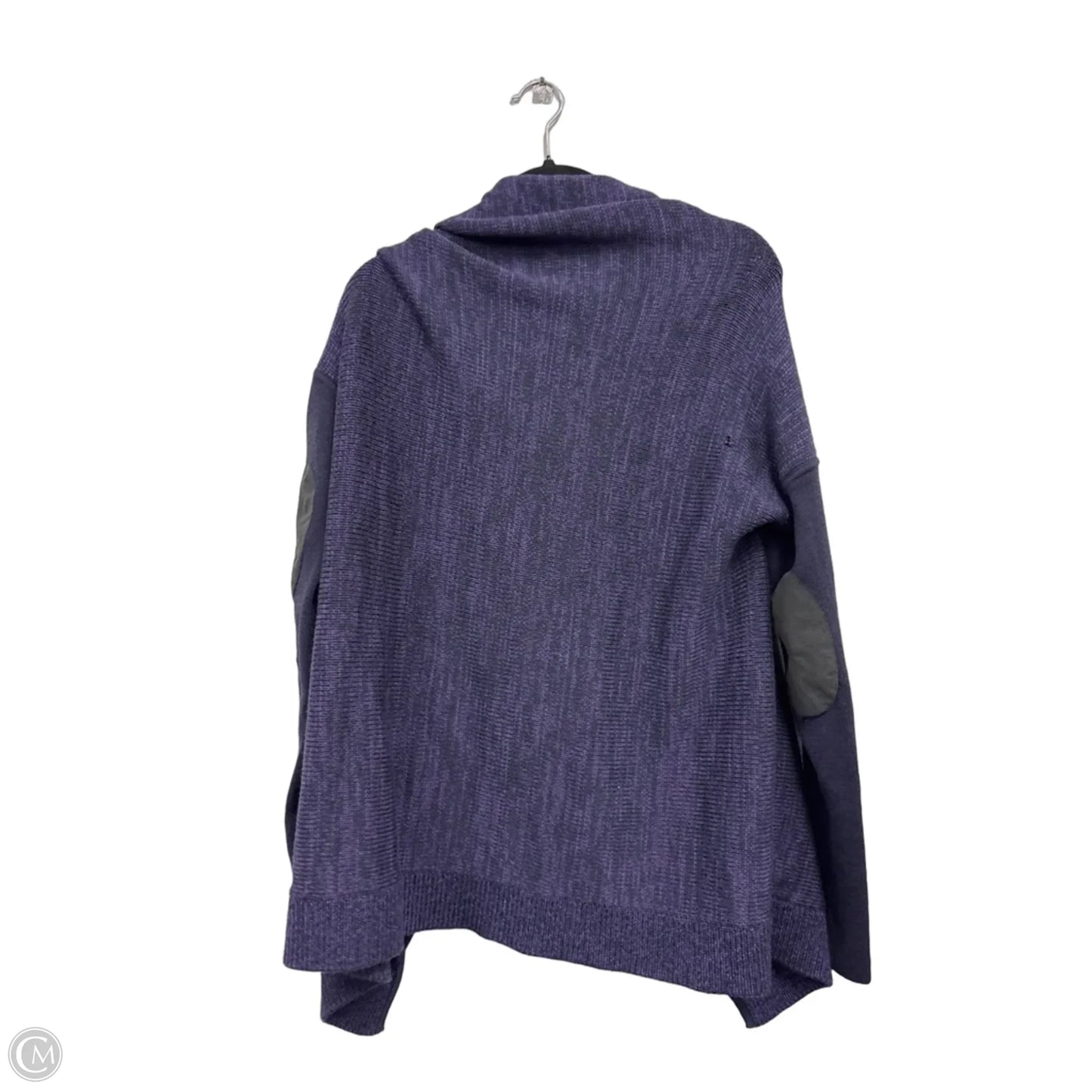 Sweater Cardigan By Lululemon In Purple, Size: 10