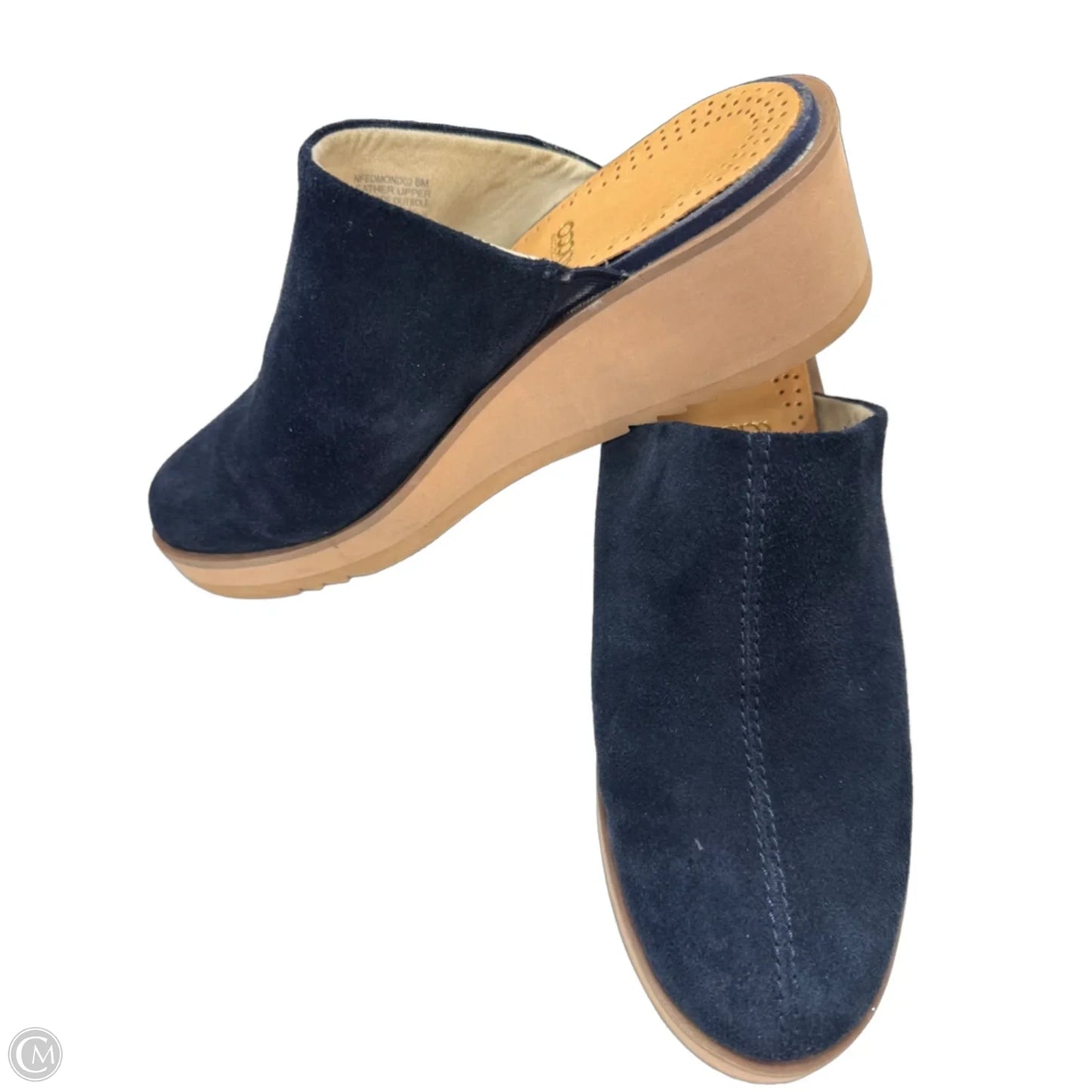 Shoes Heels Wedge By Not Your Daughters Jeans In Navy, Size: 8