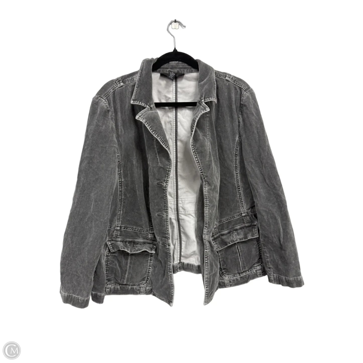 Jacket Other By Inc In Grey, Size: 2x