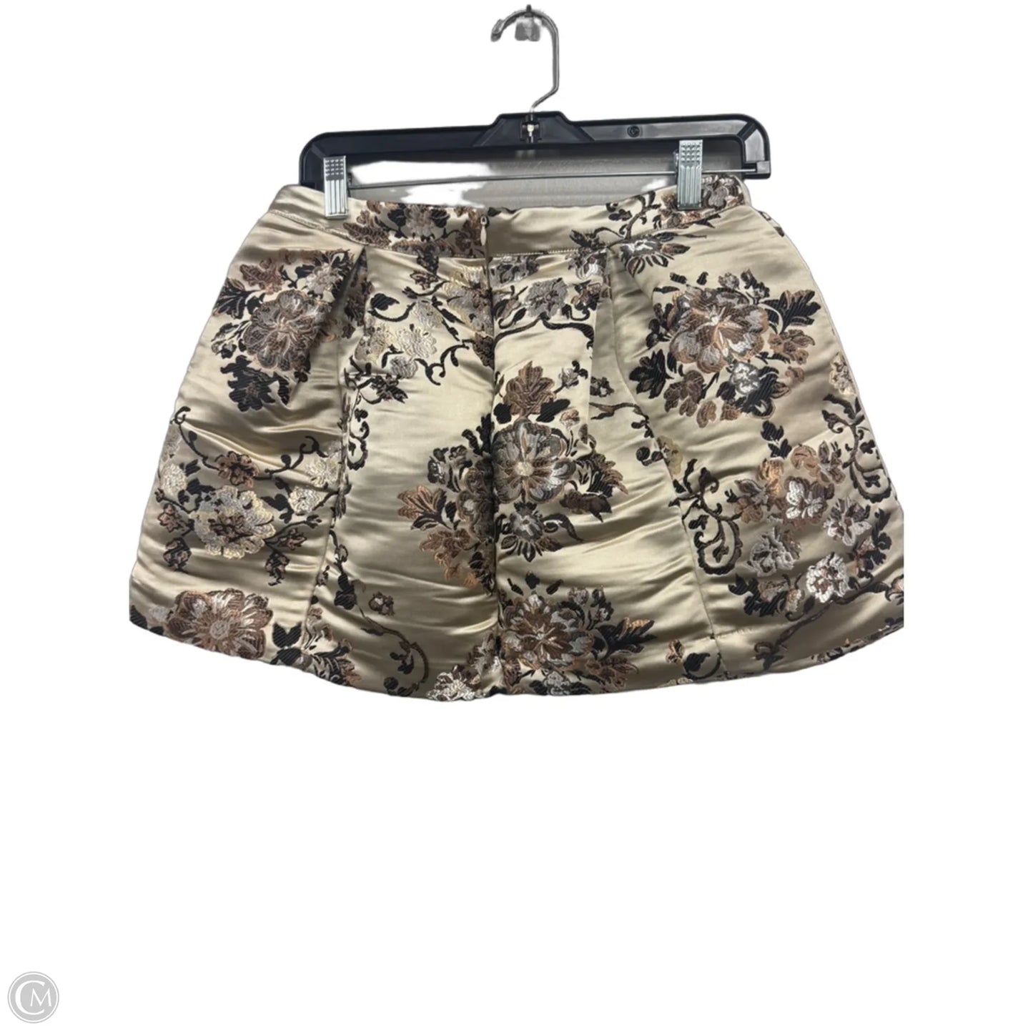 Skirt Mini & Short By Free People In Brown & Cream, Size: 4