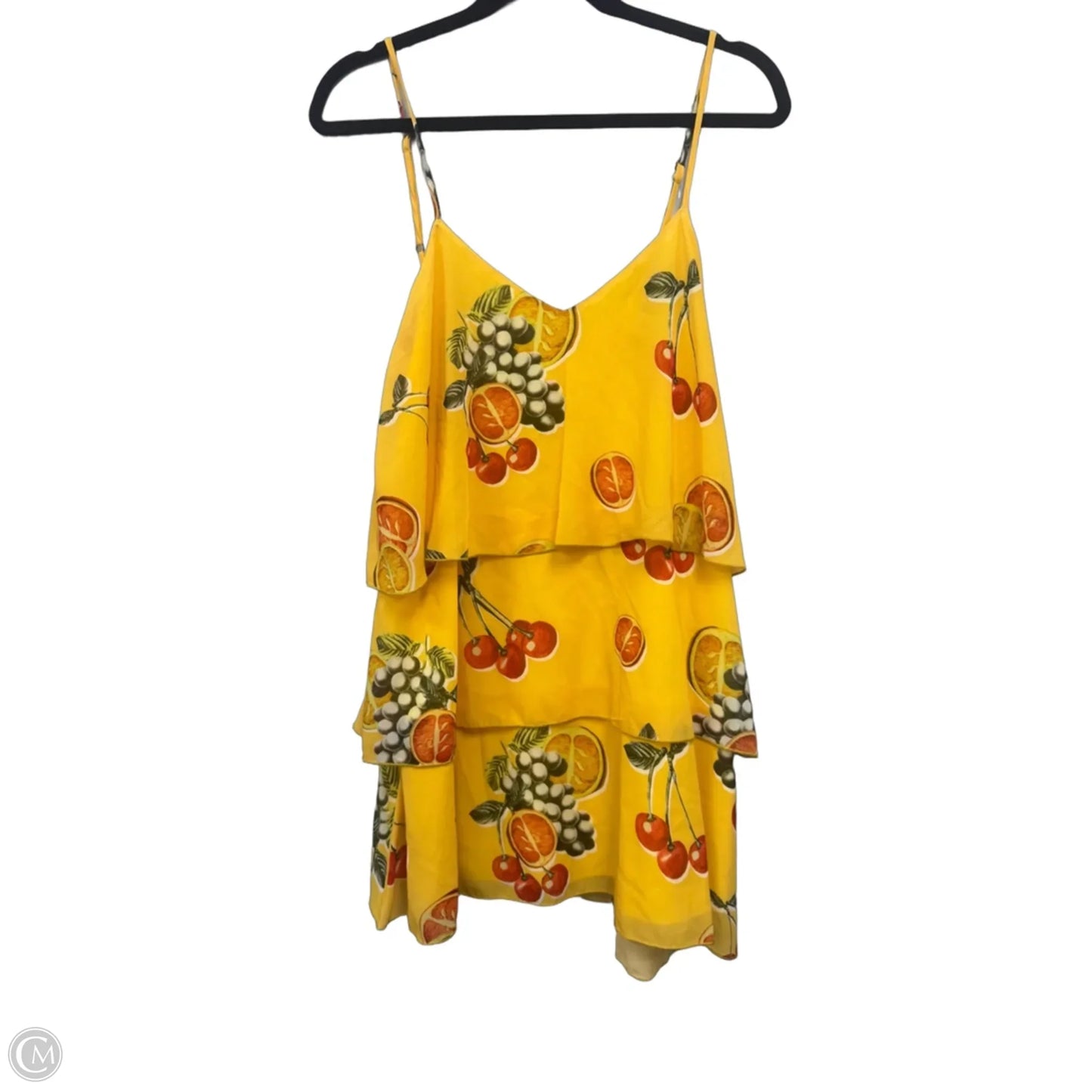 Dress Casual Short By Target-designer In Orange & Yellow, Size: M