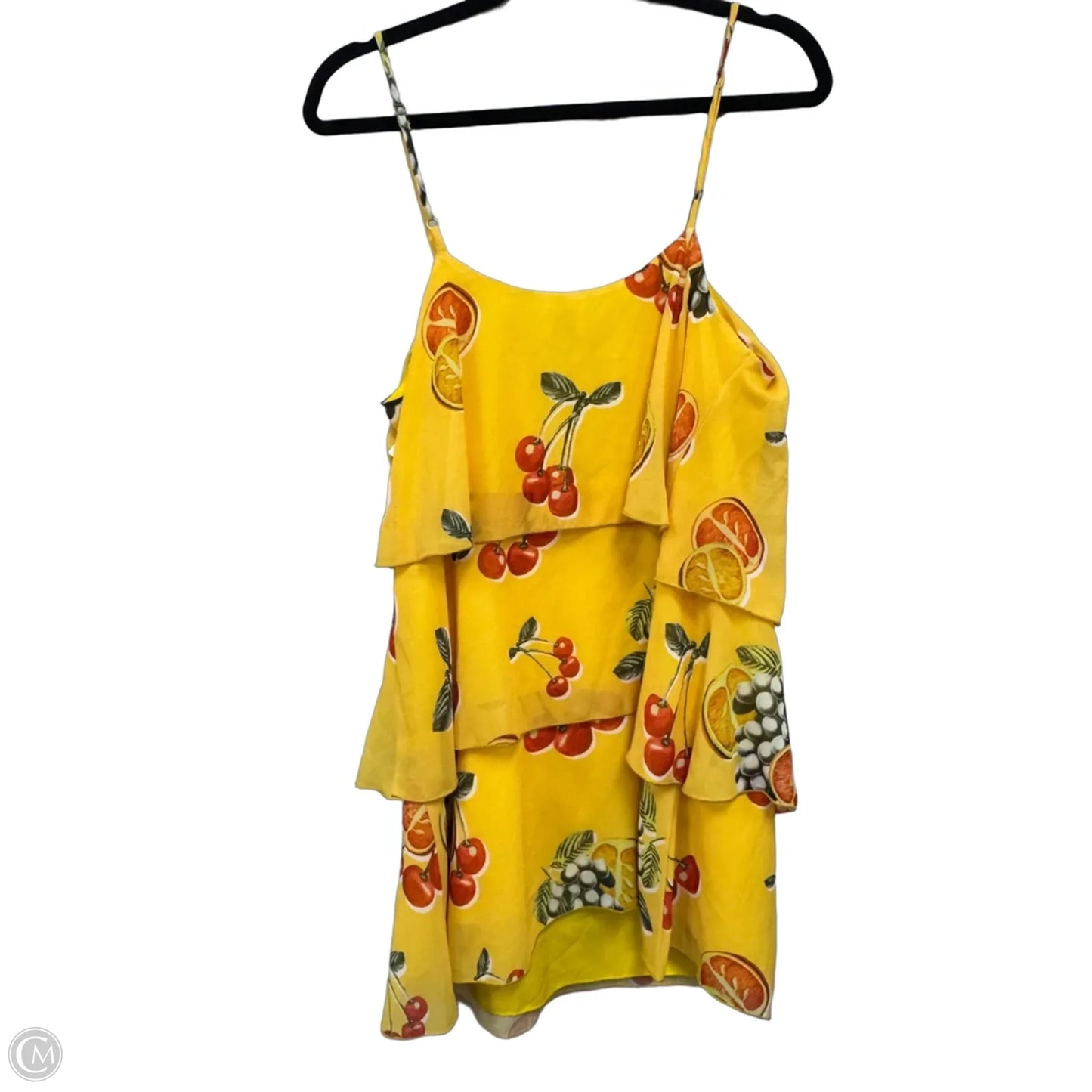 Dress Casual Short By Target-designer In Orange & Yellow, Size: M
