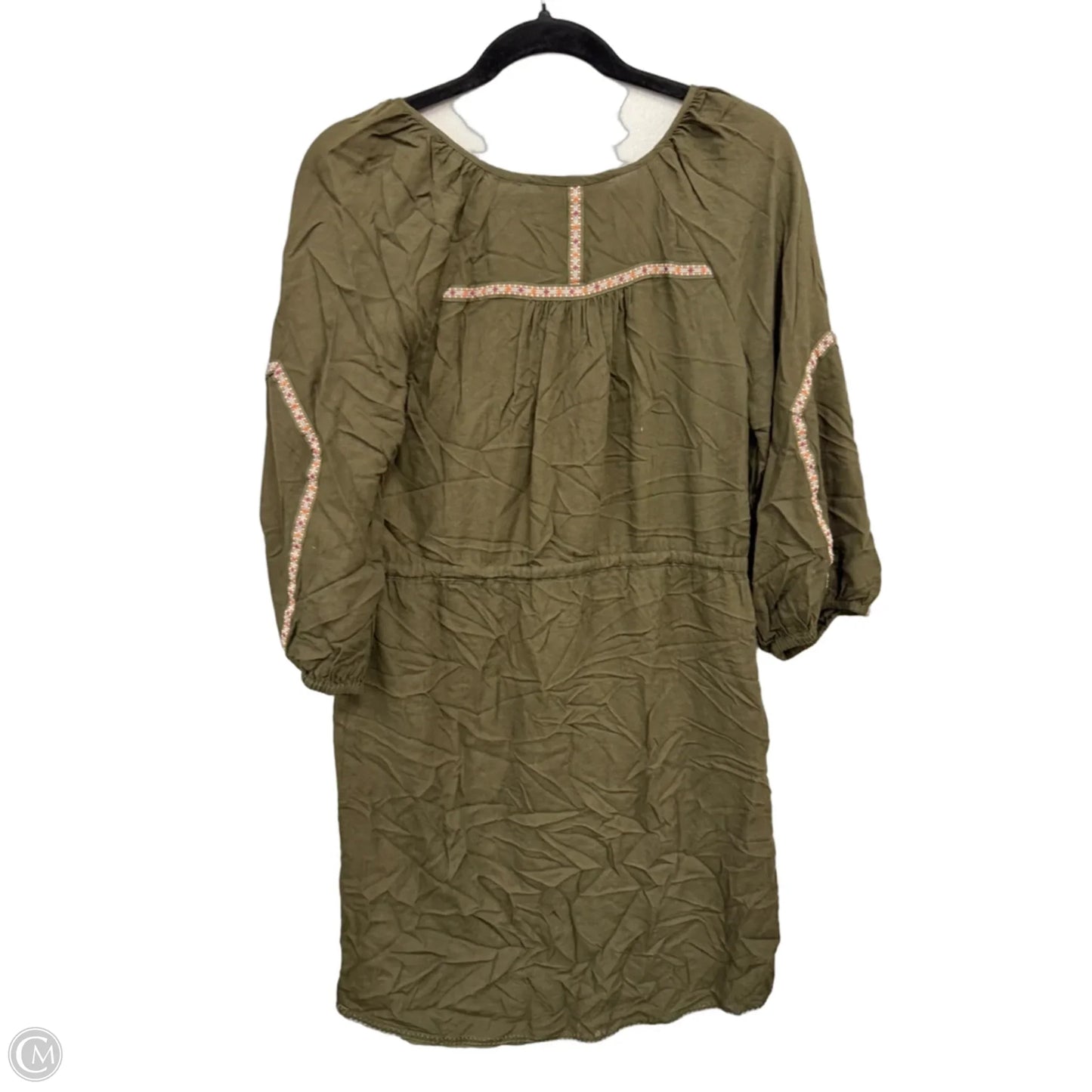 Dress Casual Short By Edme And Esyllte In Green & Pink, Size: Xs