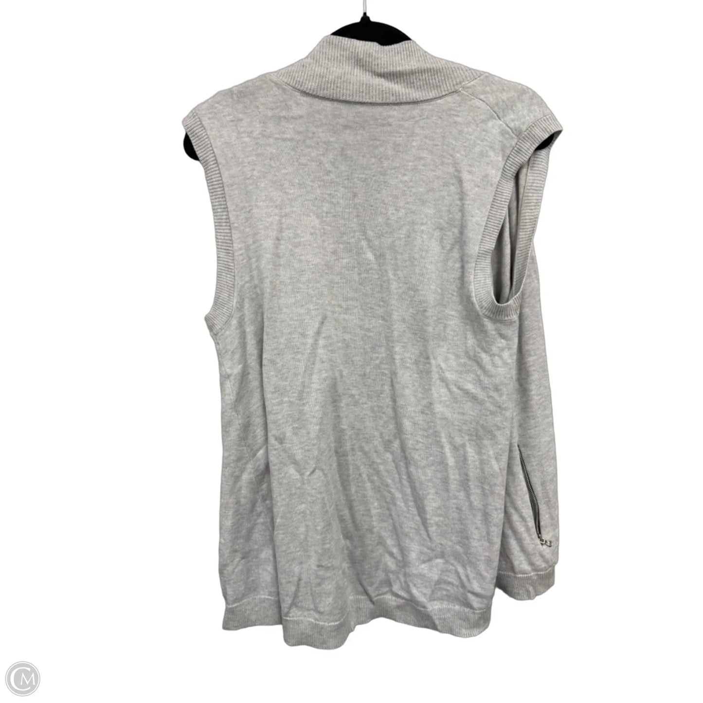 Vest Sweater By Kenneth Cole In Grey, Size: M
