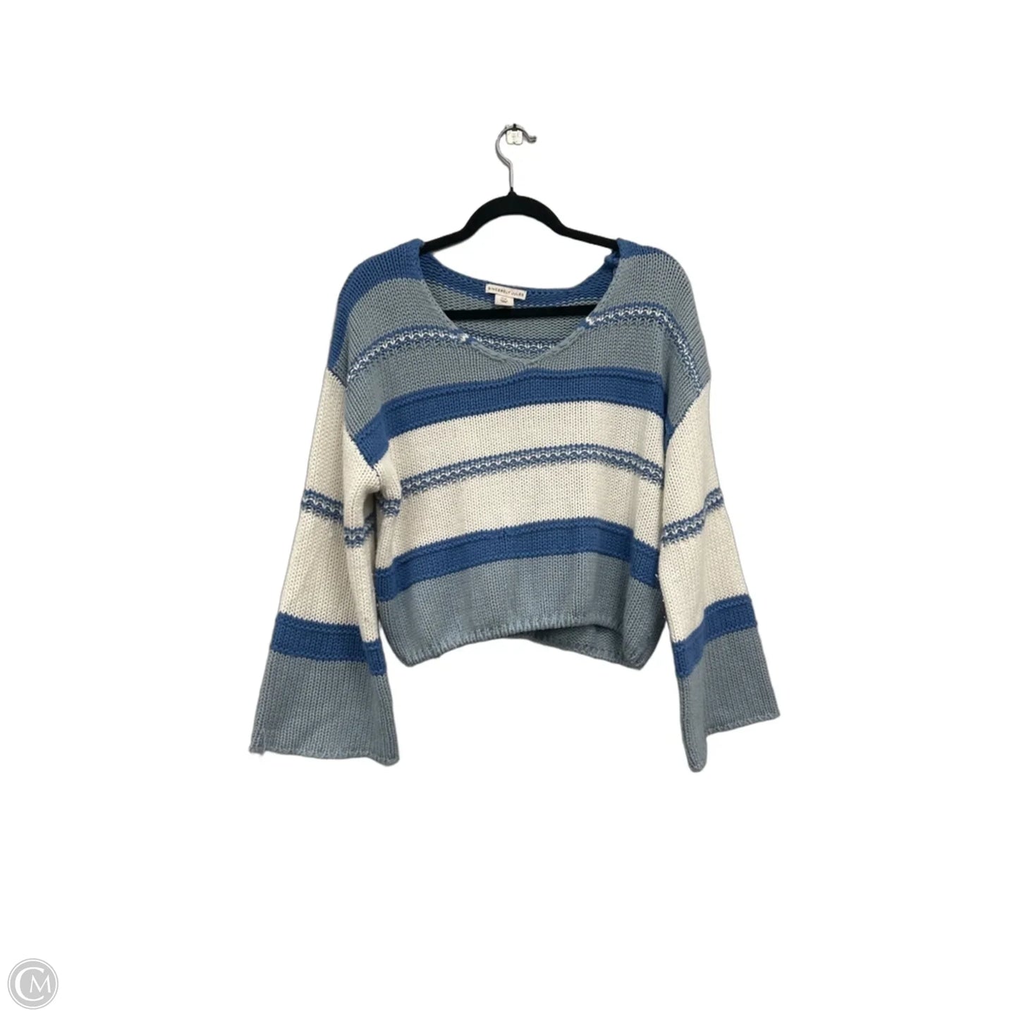 Sweater By Sincerely Jules In Blue & White, Size: M