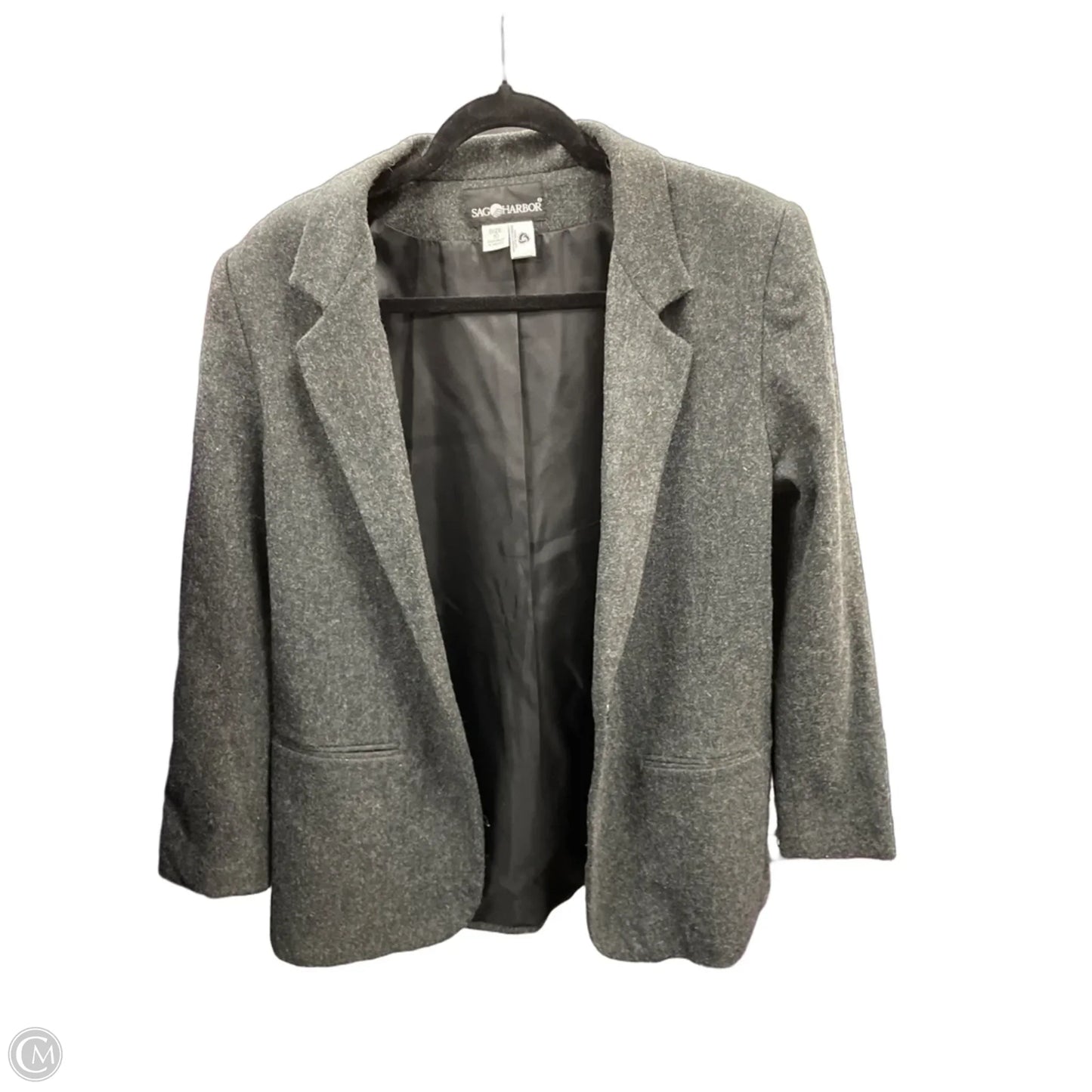 Blazer By Sag Harbor In Grey, Size: 10