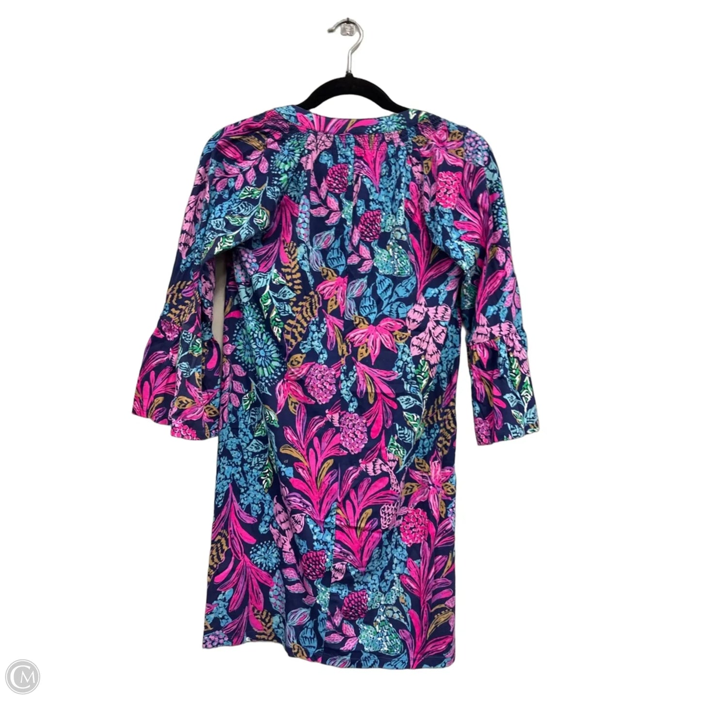 Dress Designer By Lilly Pulitzer In Blue & Pink, Size: Xxs
