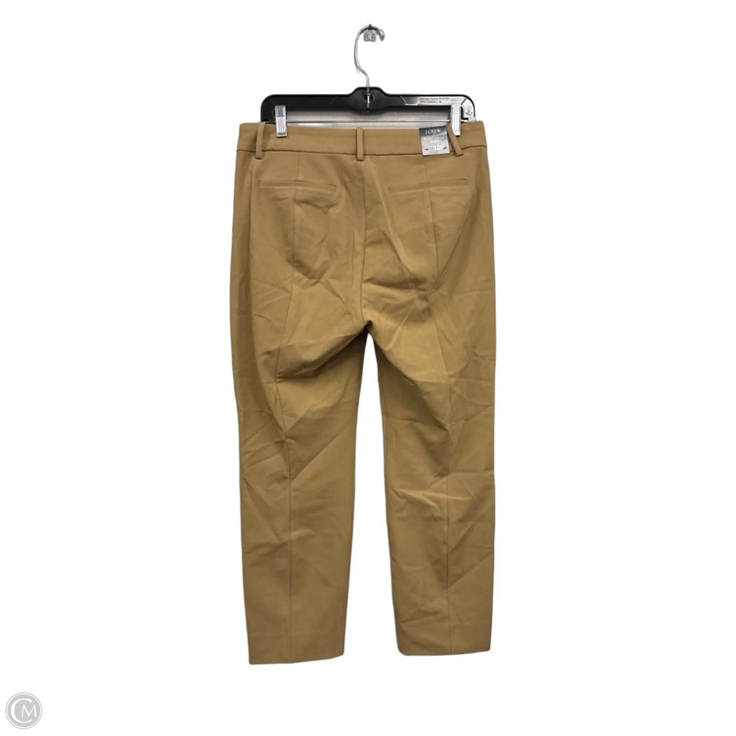 Pants Cropped By J. Crew In Tan, Size: 10p