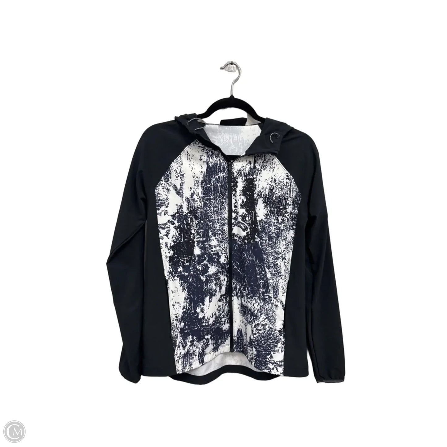 Athletic Jacket By Under Armour In Black & Blue, Size: S