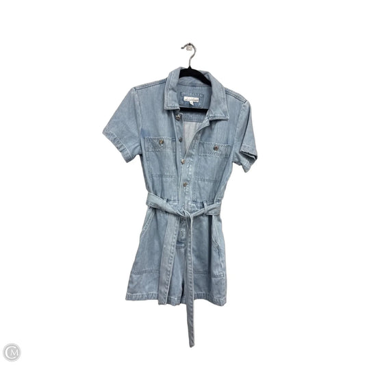 Romper By Loft In Blue Denim, Size: 0p