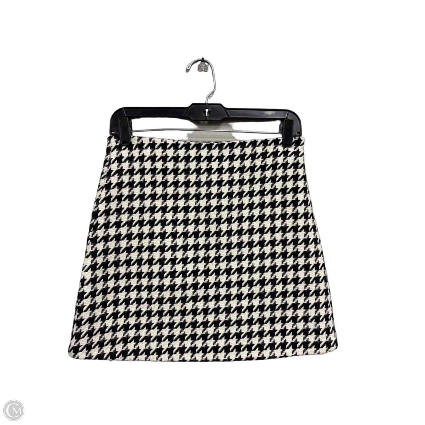 Skirt Mini & Short By Blue Blush In Black & White, Size: S