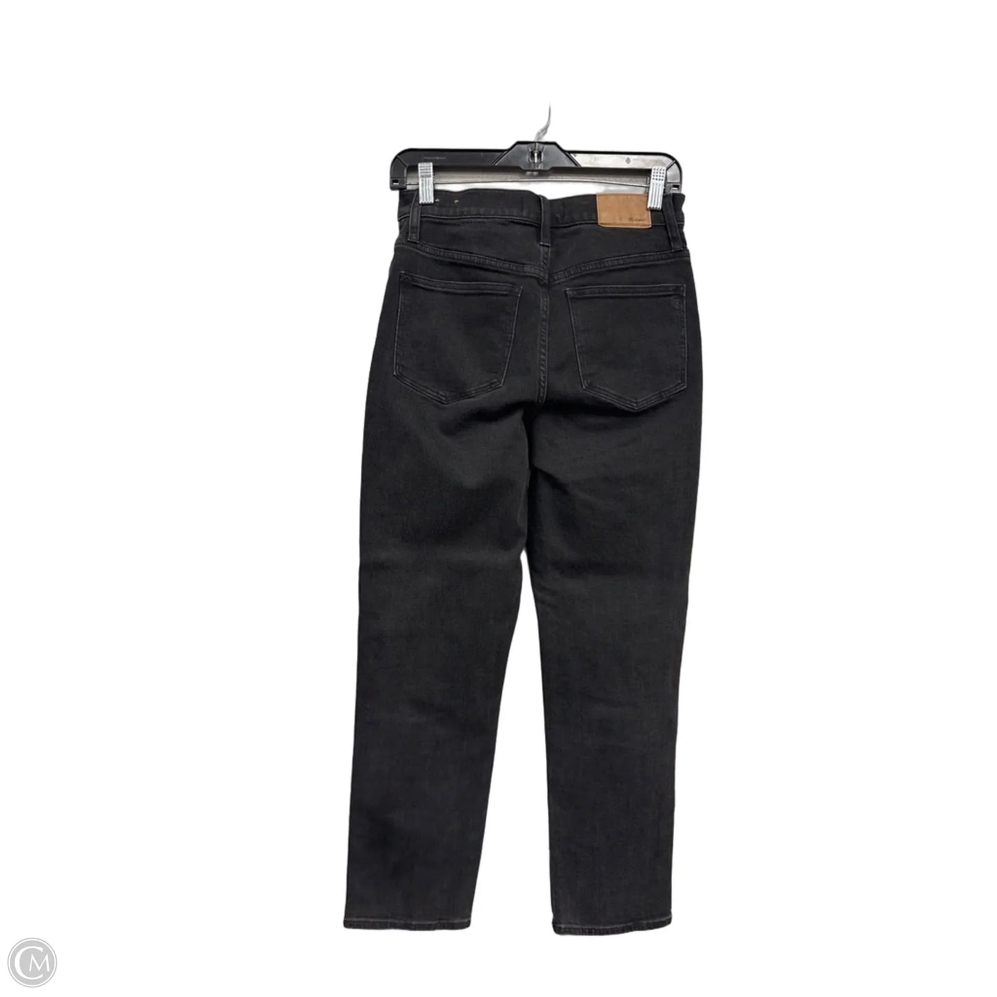 Jeans Straight By Madewell In Black Denim, Size: 2
