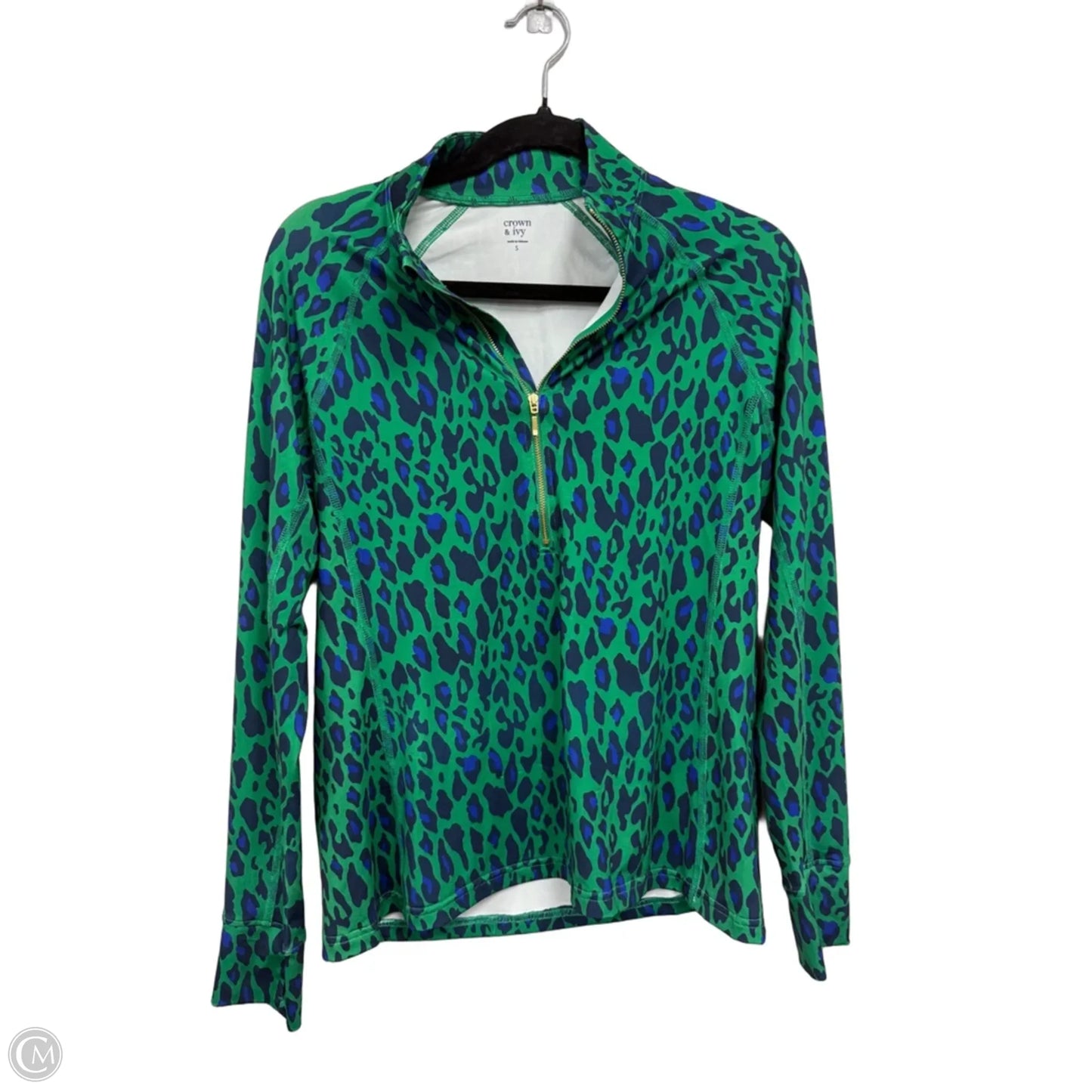 Jacket Other By Crown And Ivy In Blue & Green, Size: S