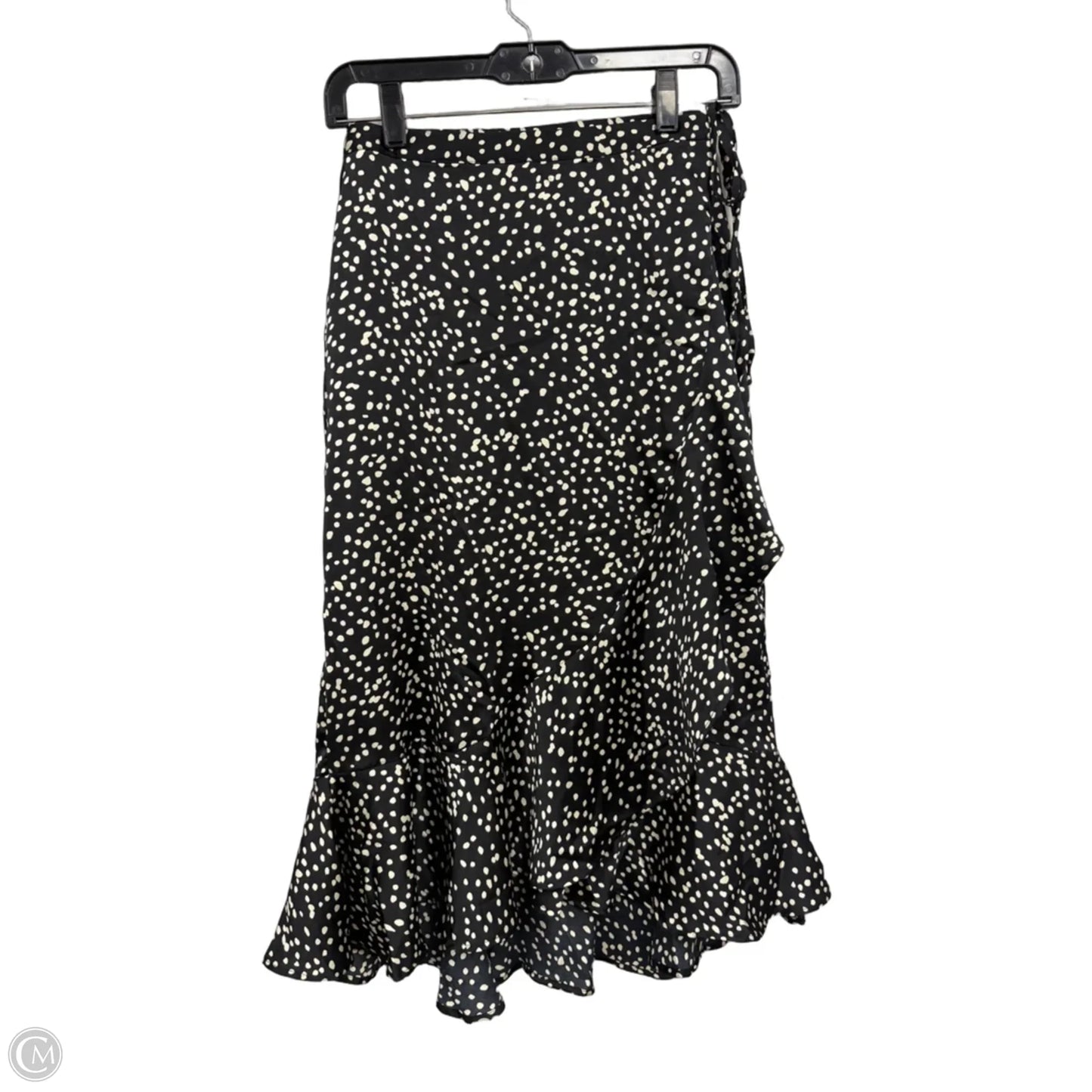 Skirt Mini & Short By Grace & Lace In Black & White, Size: S