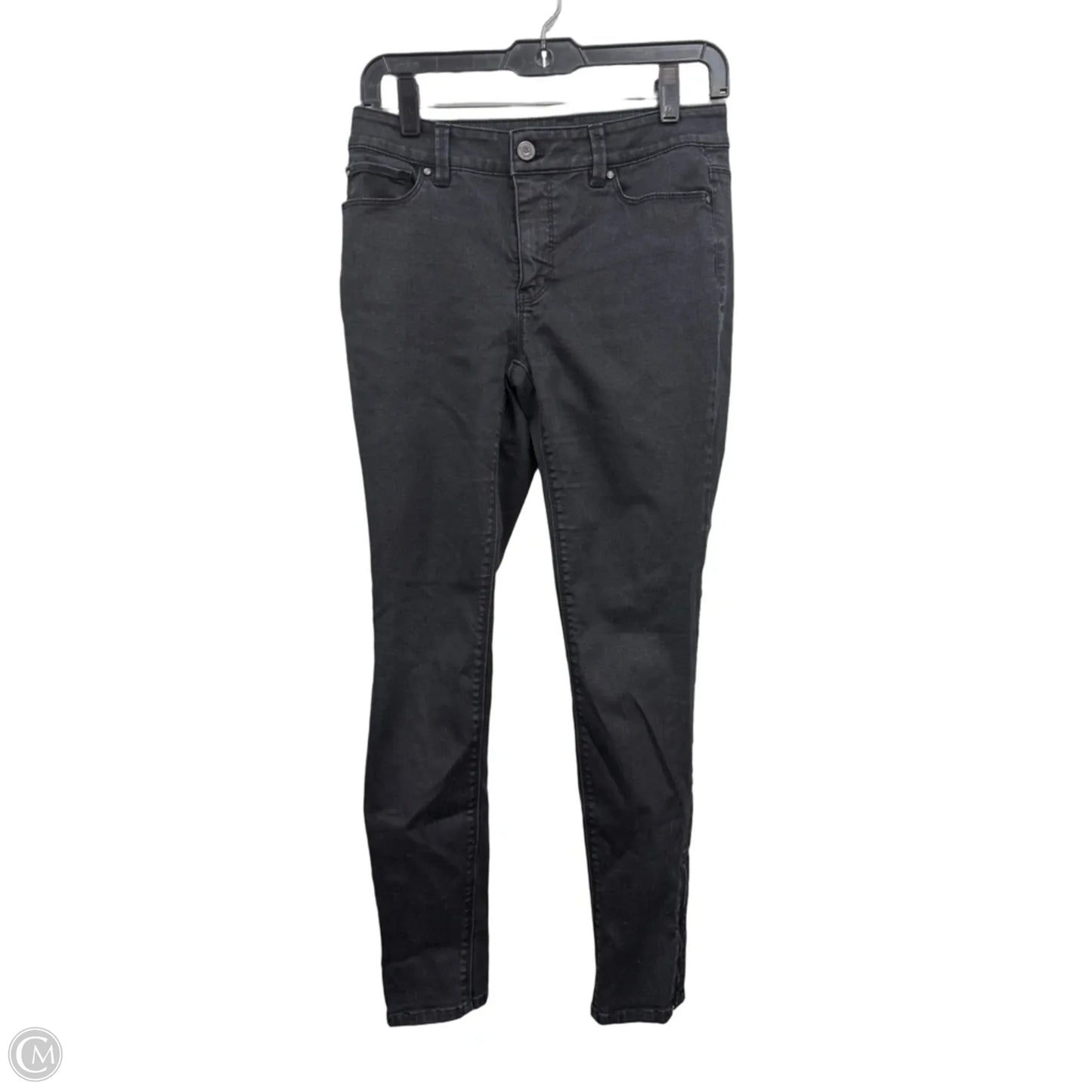 Jeans Skinny By White House Black Market In Black Denim, Size: 4