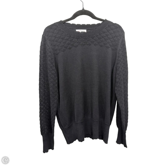 Sweater By Liz Claiborne In Black, Size: Xl