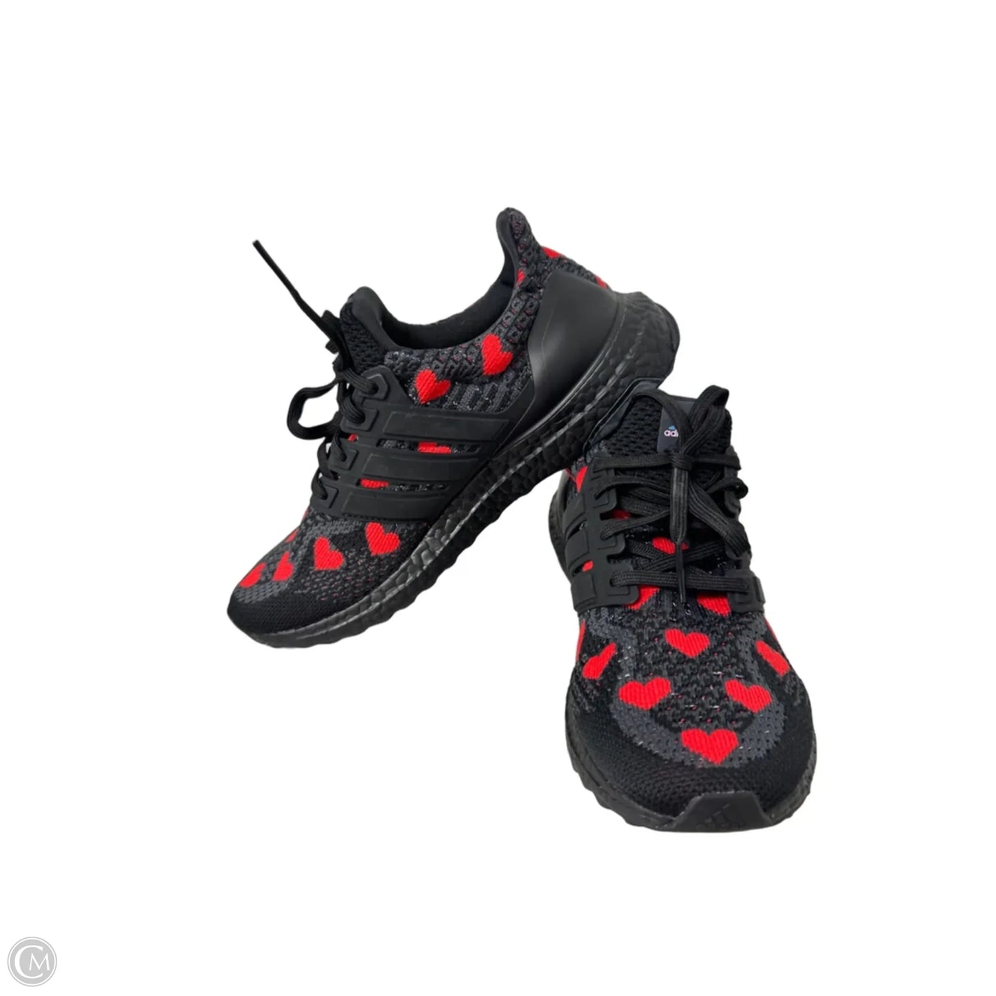 Shoes Athletic By Adidas In Black & Red, Size: 7