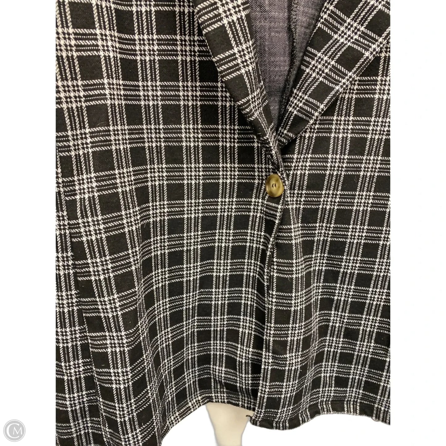 Blazer By Arula In Black & White, Size: Xl