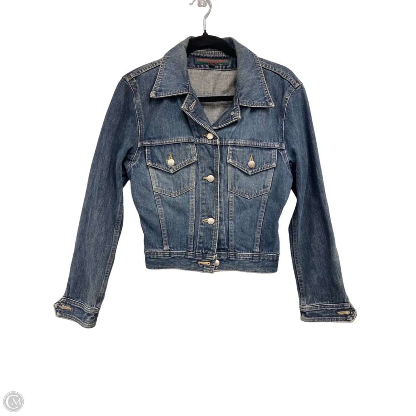 Jacket Denim By Cmb In Blue Denim, Size: M