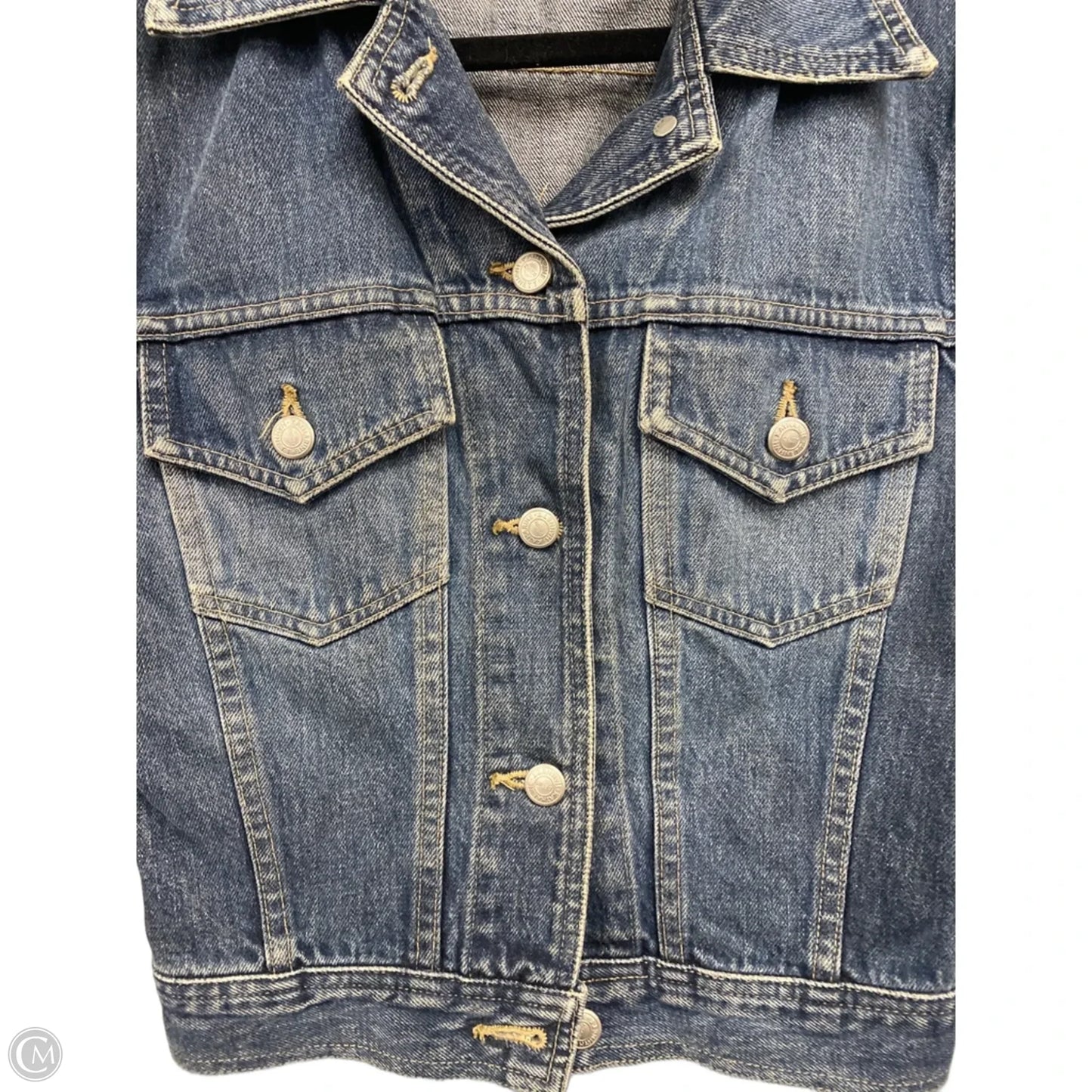 Jacket Denim By Cmb In Blue Denim, Size: M