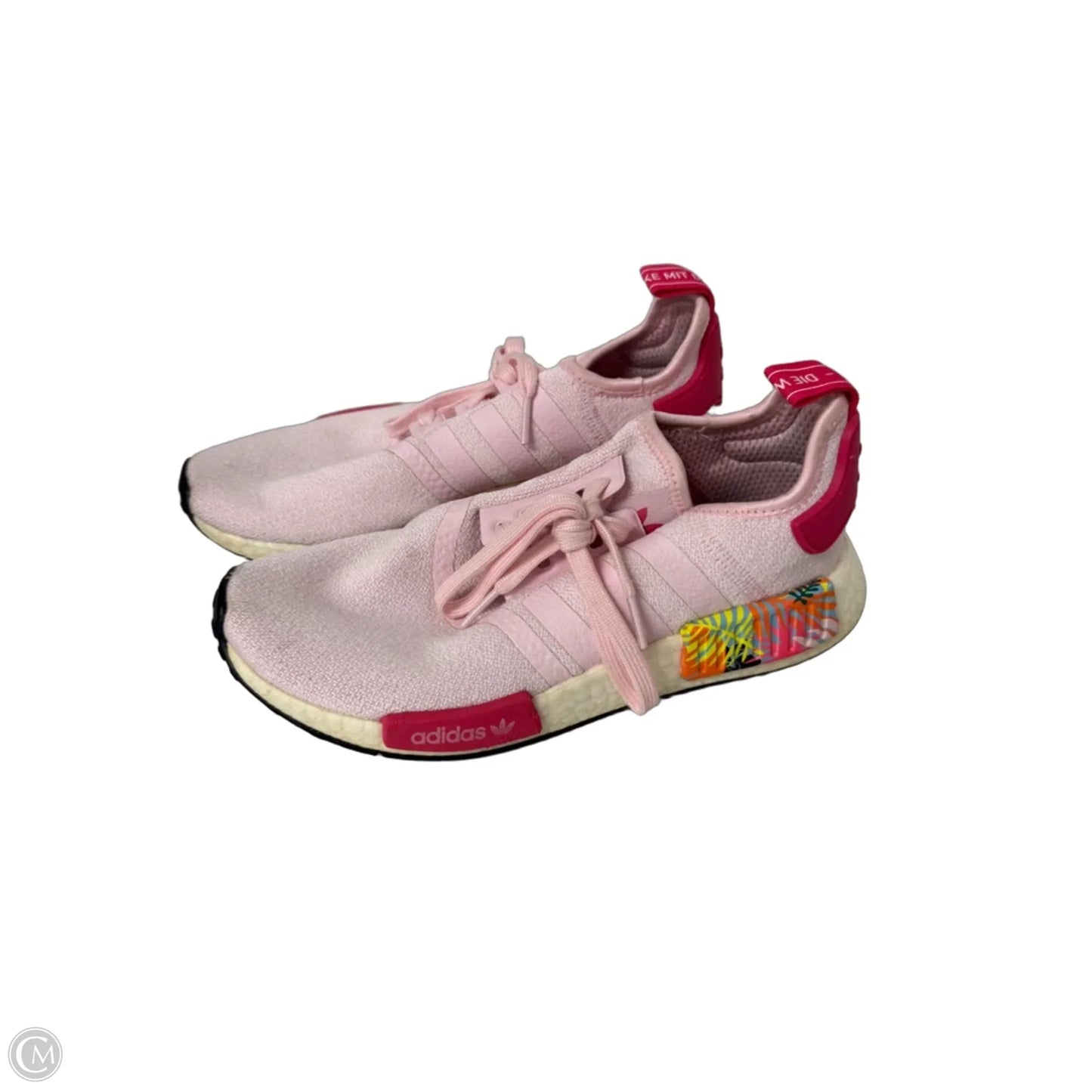 Shoes Athletic By Adidas In Pink & White, Size: 8