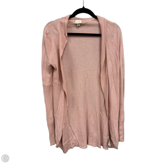 Sweater Cardigan By A New Day In Pink, Size: S