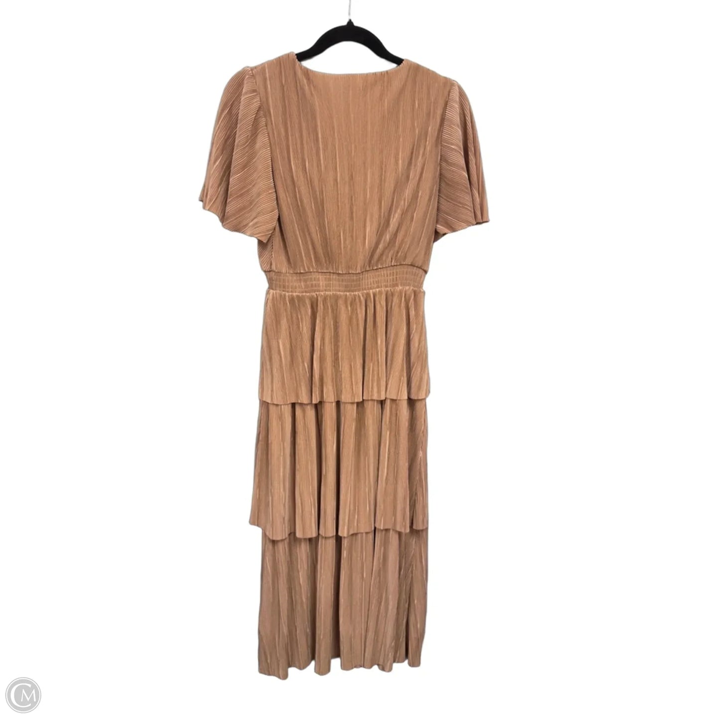 Dress Casual Maxi By Skies Are Blue In Tan, Size: Xs