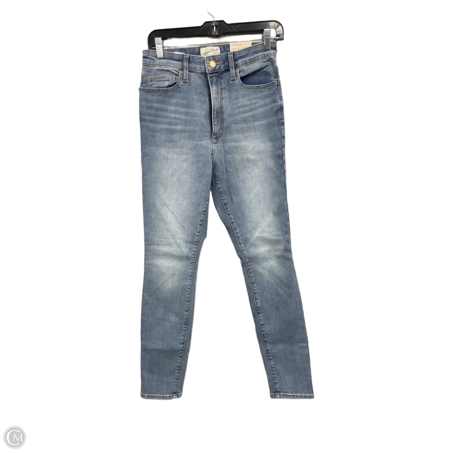 Jeans Skinny By Universal Thread In Blue Denim, Size: 8