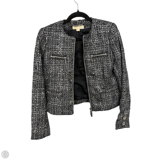 Blazer By Michael By Michael Kors In Black & White, Size: 4