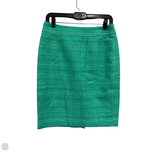 Skirt Mini & Short By Banana Republic In Green, Size: 4