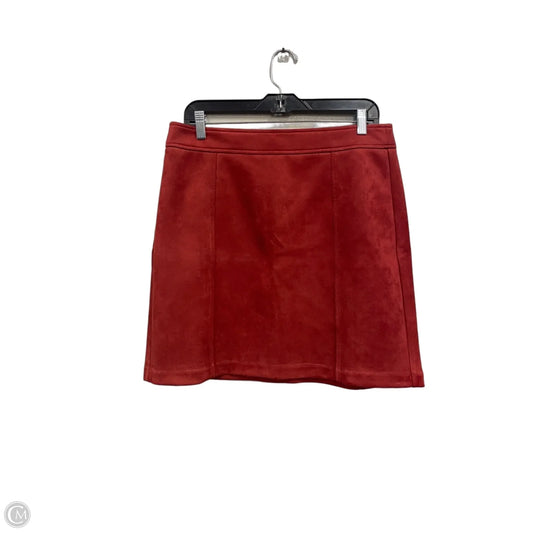 Skirt Mini & Short By Loft In Red, Size: 10p