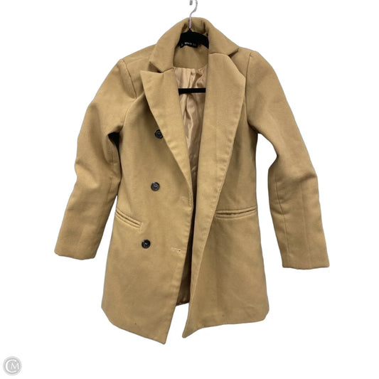 Coat Peacoat By Shein In Tan, Size: Xs