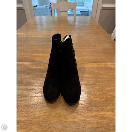 Boots Ankle Heels By Crown Vintage In Black, Size: 9