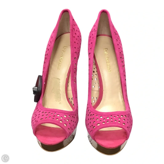 Sandals Heels Stiletto By Enzo Angiolini In Pink, Size: 9.5