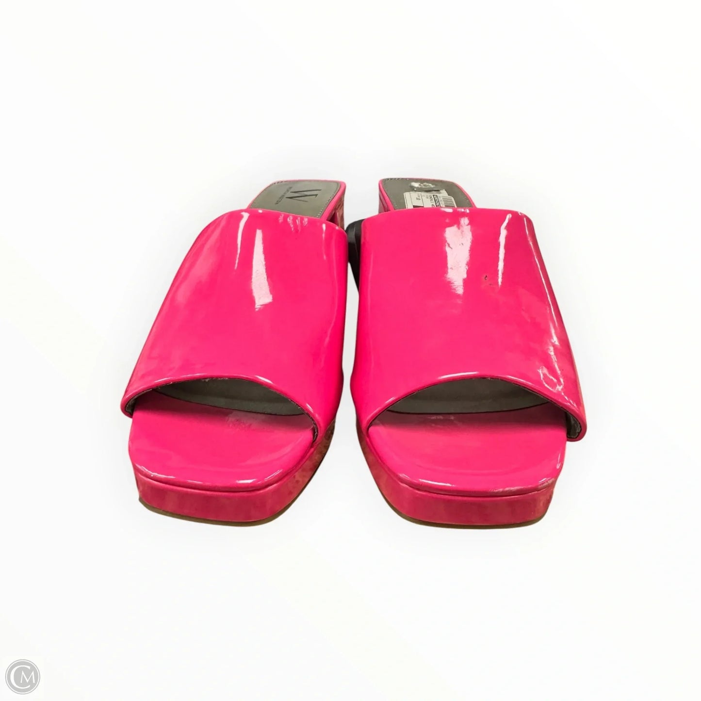 Sandals Heels Block By Worthington In Pink, Size: 10