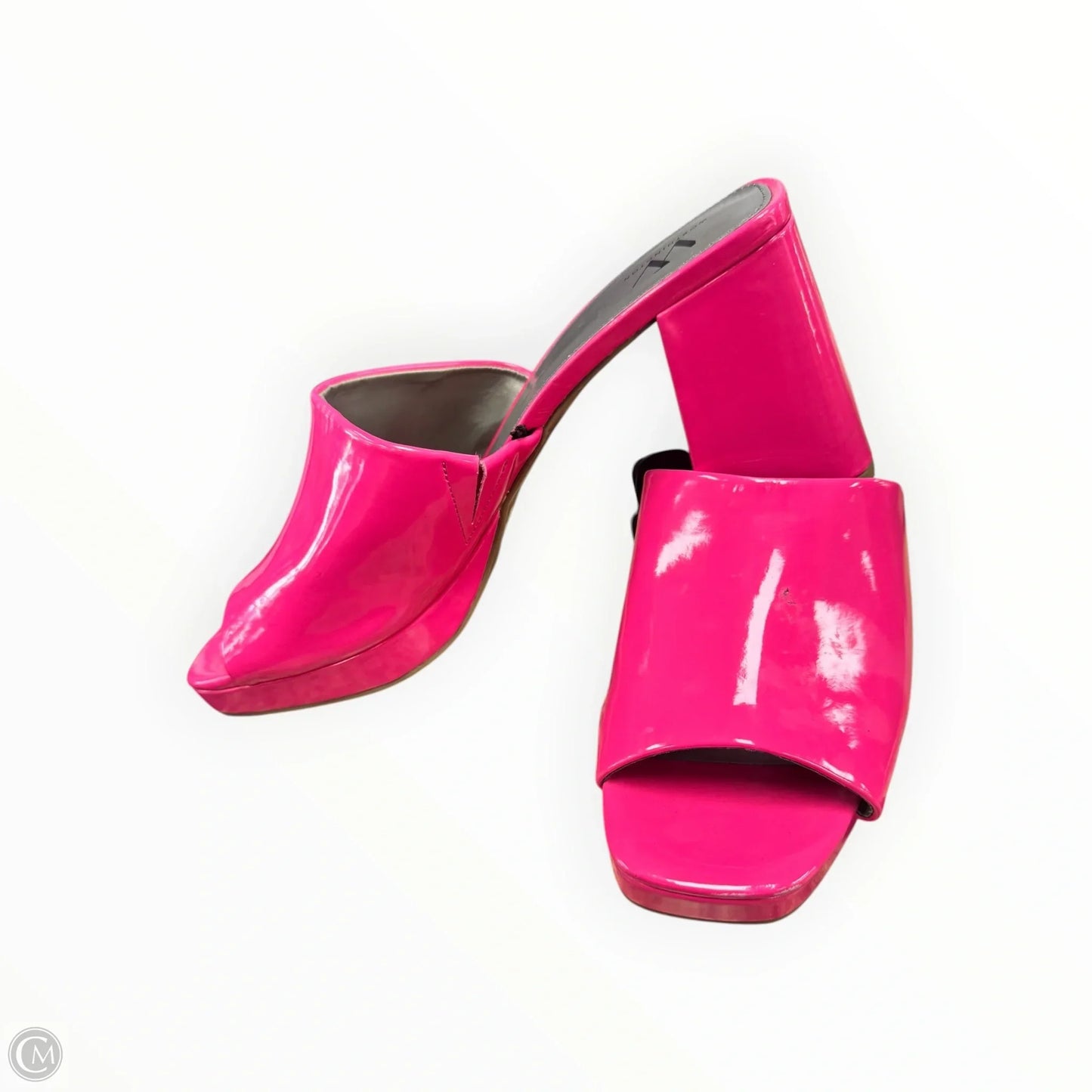 Sandals Heels Block By Worthington In Pink, Size: 10