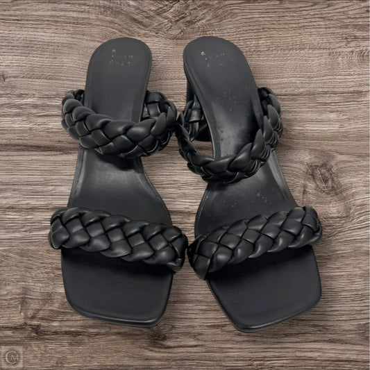 Sandals Heels Block By A New Day In Black, Size: 11