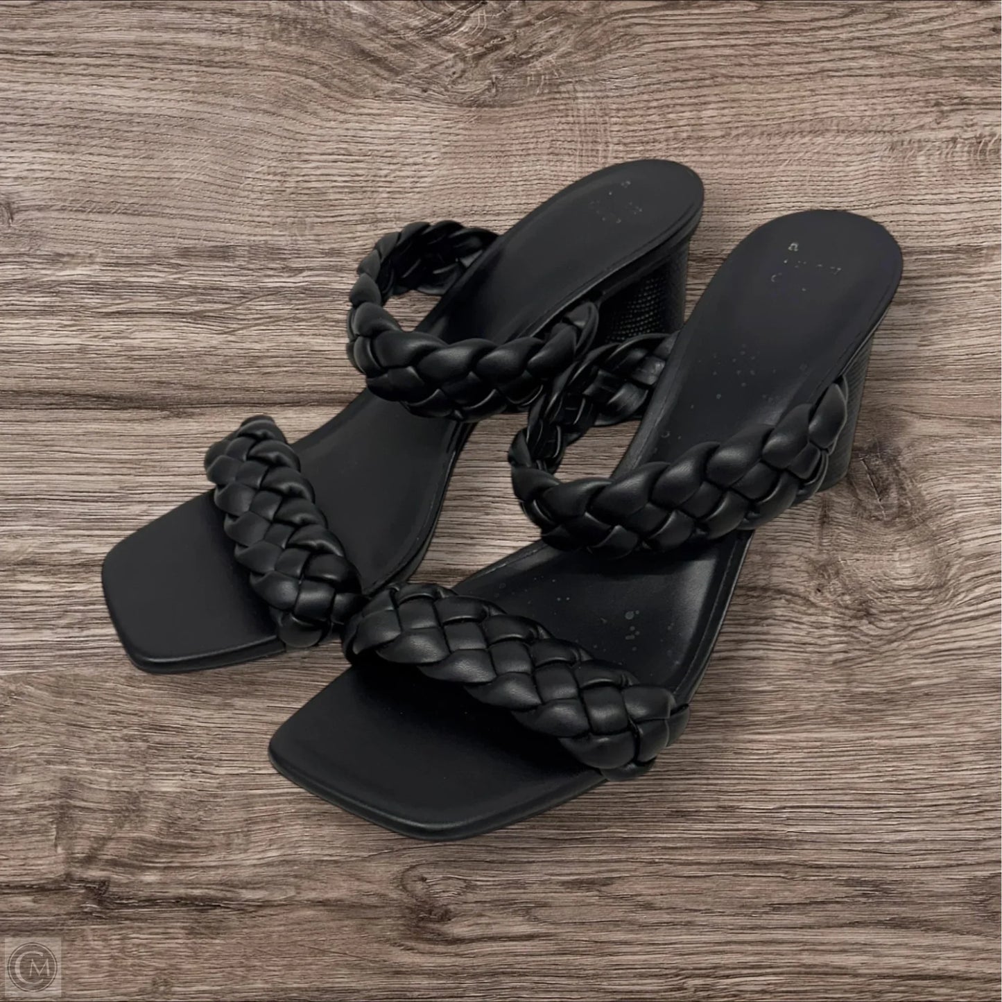 Sandals Heels Block By A New Day In Black, Size: 11