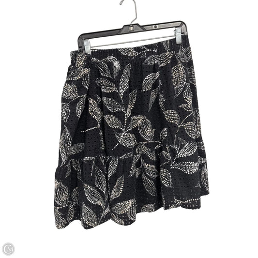Skirt Midi By Lane Bryant In Black & White, Size: 18